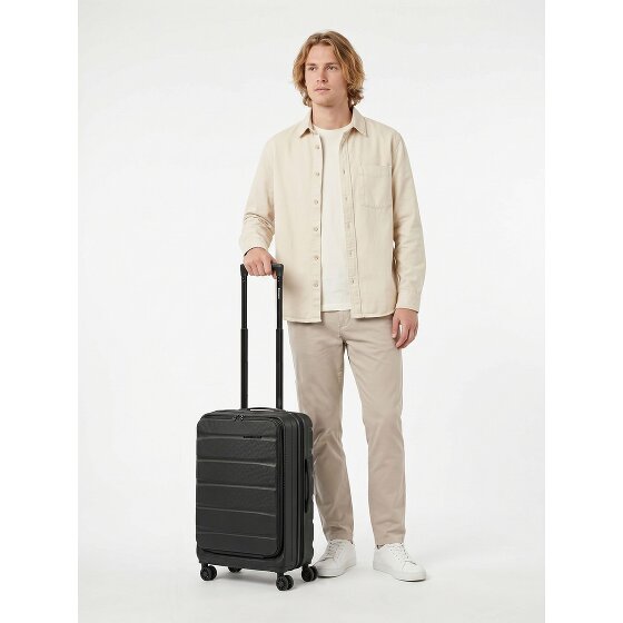 Franky Munich 4.0 4 roues Valise cabine 55 cm Compartiment ordinateur avec soufflet d'extension