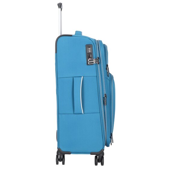 d&n Travel Line 9204 4 roulettes Trolley M 66 cm avec soufflet d'extension