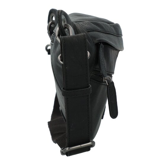 Jack Kinsky Porto Sac banane Cuir véritable 30 cm
