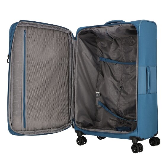 Jump Monthélys 4 roulettes Trolley 78 cm avec soufflet d'extension