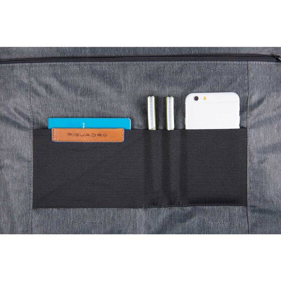 Piquadro Blue Square Porte-documents en cuir 41 cm Compartiment pour ordinateur portable