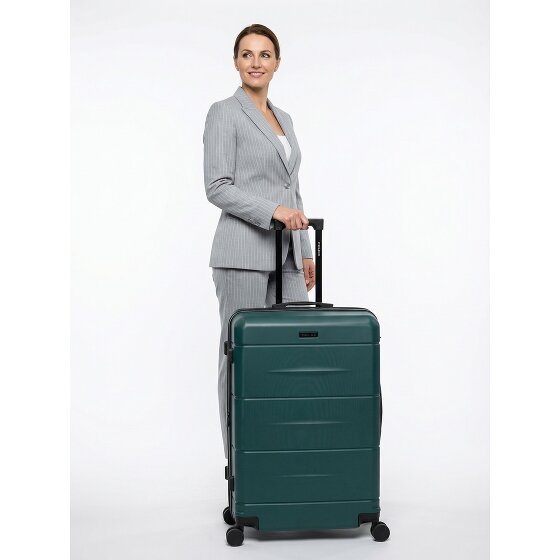 Police London 4 roues Valise cabine 74 cm avec soufflet d'extension