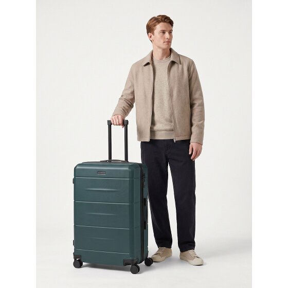 Police London 4 roues Valise cabine 74 cm avec soufflet d'extension