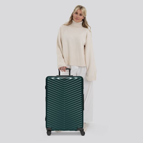 Redolz Essentials 18 4 roulettes Trolley 76 cm avec soufflet d'extension