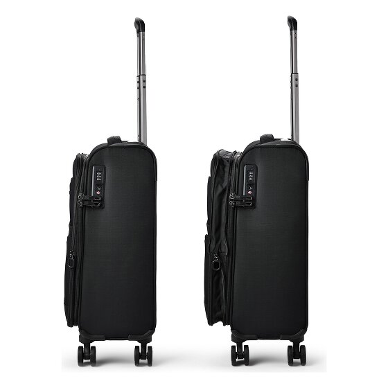 Cocoono Mauritius 4 roulettes Trolley de cabine S 58 cm avec soufflet d'extension