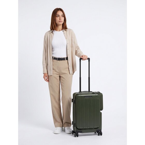 Piquadro PQ-Light 4 roues Valise cabine 55 cm Compartiment ordinateur