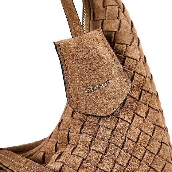 abro Nana Sac à bandoulière Cuir véritable 37 cm