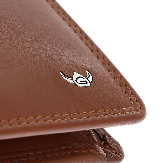 Golden Head Polo Porte-monnaie Protection RFID Cuir véritable 12 cm