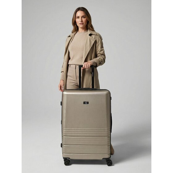 camel active Hanoi 4 roulettes Trolley L 78 cm avec soufflet d'extension