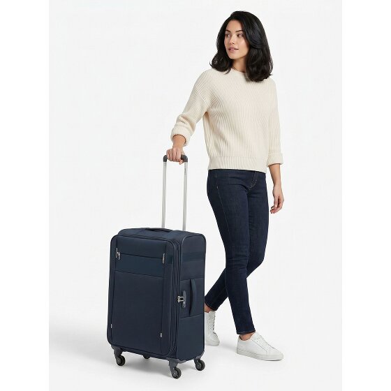Samsonite Citybeat 4 roues Valise cabine 66 cm avec soufflet d'extension