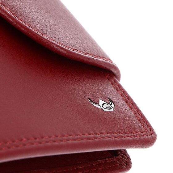 Golden Head Polo Porte-monnaie Protection RFID Cuir véritable 12.5 cm