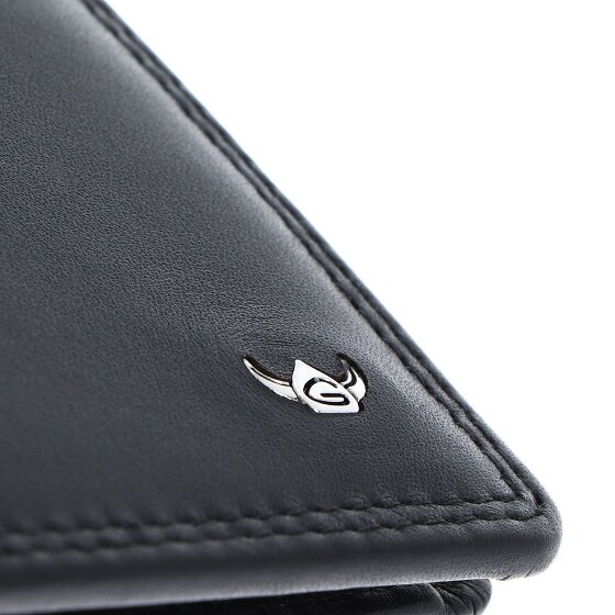 Golden Head Polo Porte-monnaie Protection RFID Cuir véritable 12 cm