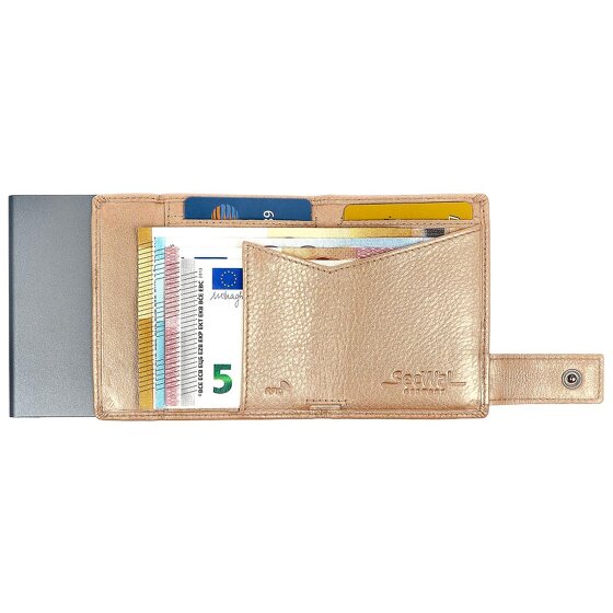 SecWal Porte-cartes de crédit RFID en cuir 7 cm