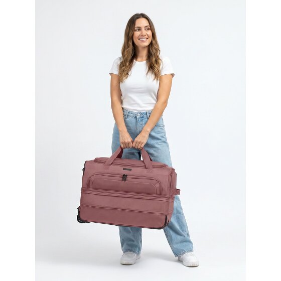 Redolz Sac de voyage Duffle Essentials à 2 roulettes 55 cm M avec soufflet d'extension