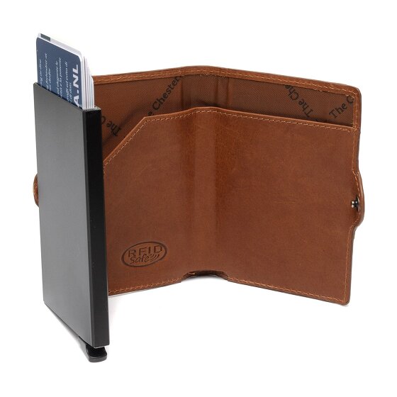 The Chesterfield Brand Francis Porte-monnaie Protection RFID Cuir véritable 1.5 cm