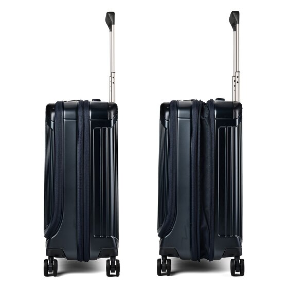 Piquadro PQ-Light 4 roues Valise cabine S 56 cm Compartiment ordinateur avec soufflet d'extension