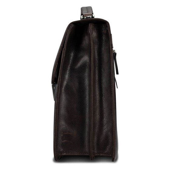 Jost London Attaché-case Cuir véritable 40 cm Compartiment ordinateur