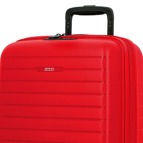 Jump Striper 4 roulettes Trolley de cabine 55 cm avec soufflet d'extension