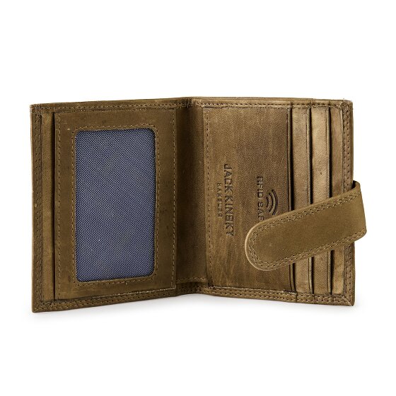 Jack Kinsky Aruba Porte-monnaie Protection RFID Cuir 10 cm