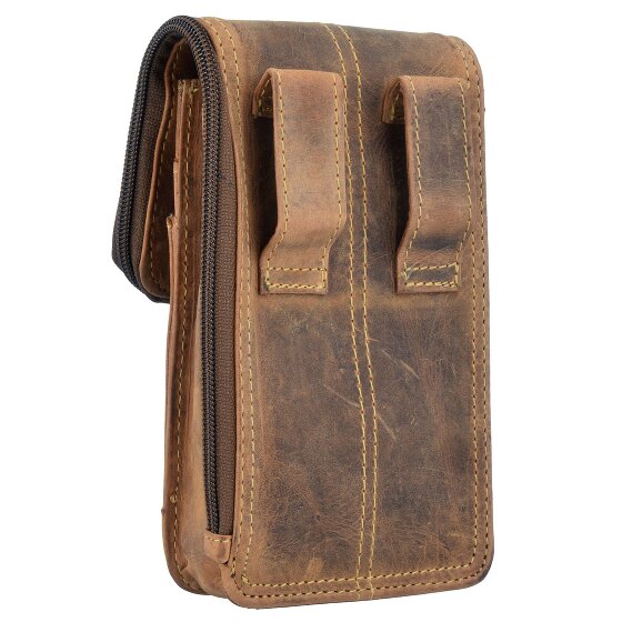 Greenburry Sac banane vintage en cuir 10 cm