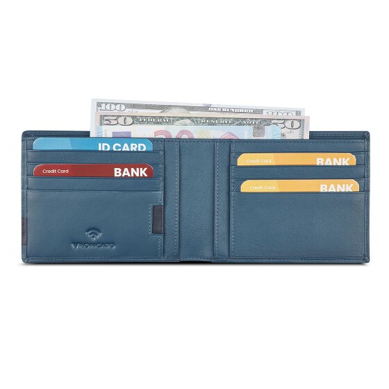 Roncato Monaco Porte-monnaie Protection RFID Cuir 12 cm
