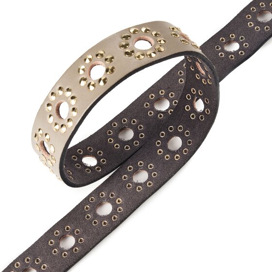 b.belt Ceinture à rivets Cuir véritable