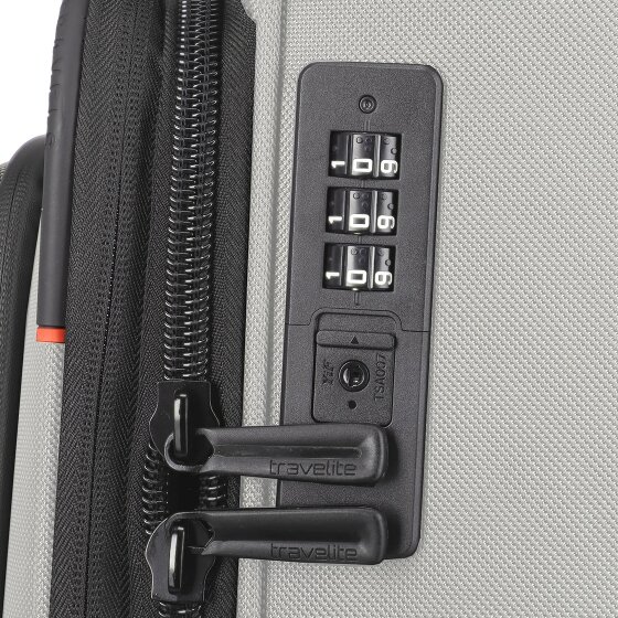 Travelite Crosslite 5.0 4 roulettes Trolley L 77 cm avec soufflet d'extension