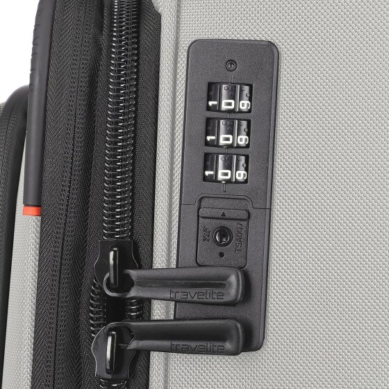 Travelite Crosslite 5.0 4 roulettes Trolley L 77 cm avec soufflet d'extension