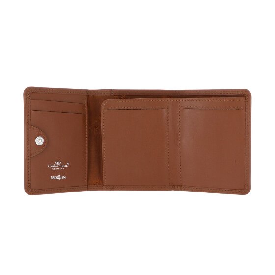 Golden Head Polo Porte-monnaie Protection RFID Cuir véritable 10 cm