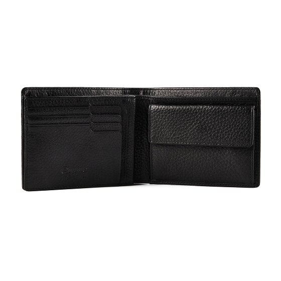 Esquire Texas Porte-monnaie Protection RFID Cuir véritable 12 cm