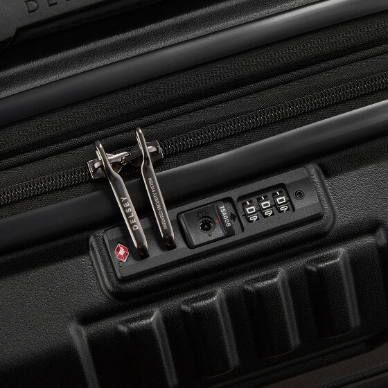 Delsey Paris Rempart 2.0 4 roulettes Trolley de cabine 55 cm avec soufflet d'extension