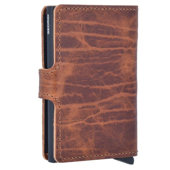 Secrid Miniwallet Étui pour cartes de crédit Protection RFID Cuir véritable 6.5 cm