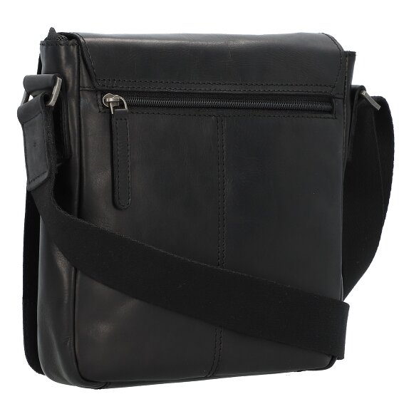 Greenburry Pure Black Sac à bandoulière Cuir 22 cm