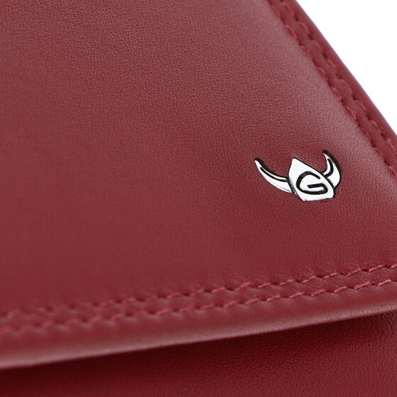 Golden Head Polo Porte-monnaie Protection RFID Cuir véritable 19 cm