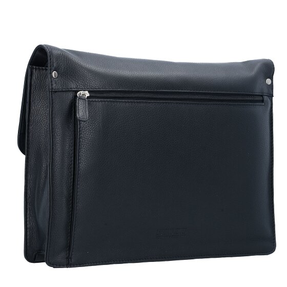 Leonhard Heyden Berlin Porte-documents en cuir 36 cm Compartiment pour ordinateur portable