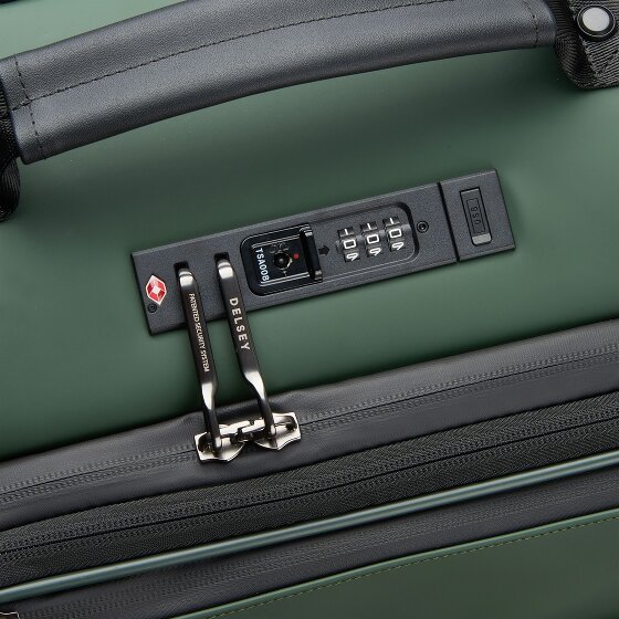 Delsey Paris Turenne Soft 4 roulettes Trolley de cabine 55 cm avec soufflet d'extension