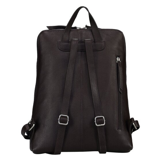 Jost Lysa Daypack Cuir véritable 36 cm Compartiment ordinateur