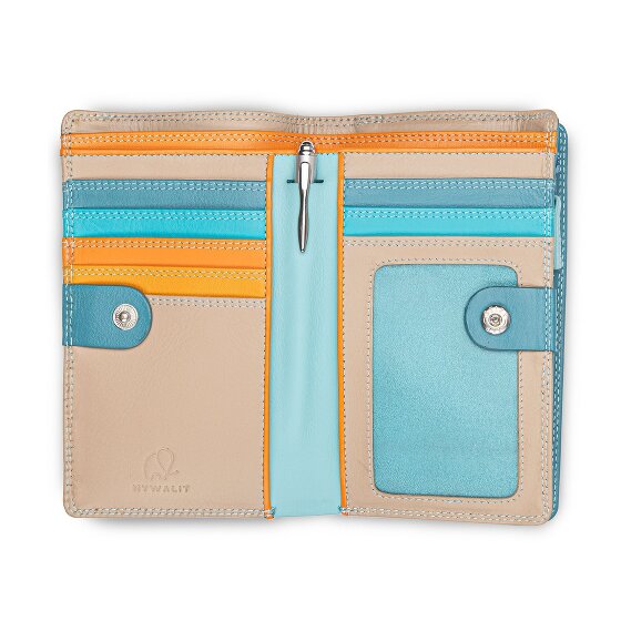 Mywalit Porte-monnaie Protection RFID Cuir véritable 8 cm