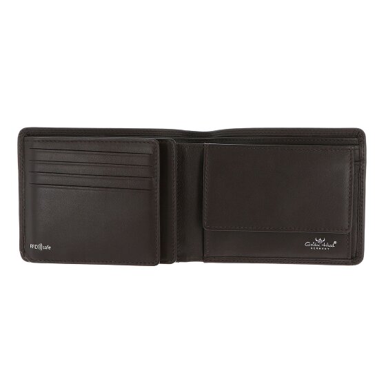 Golden Head Polo Porte-monnaie Protection RFID Cuir véritable 12.5 cm