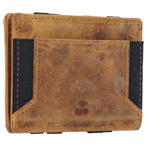 Greenburry Vintage Magic Porte-monnaie en cuir RFID 10 cm