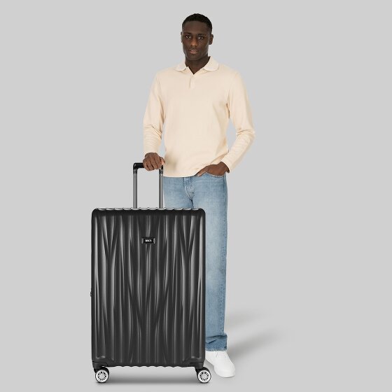 Bric's Cervia 2.0 4 roulettes Trolley L 77 cm avec soufflet d'extension