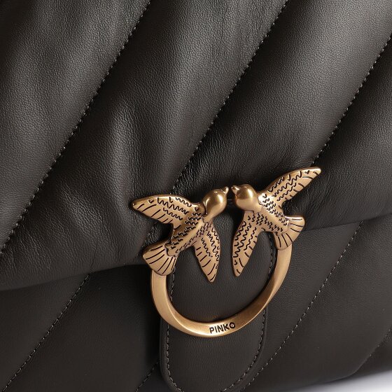 PINKO Love Puff Sac à bandoulière Cuir véritable 31 cm