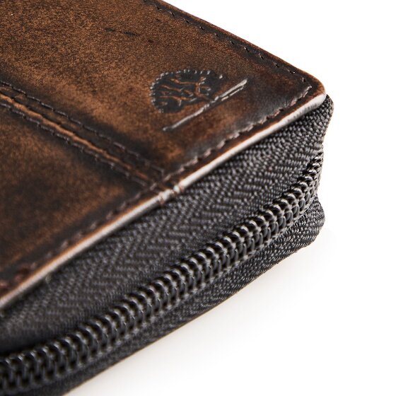 Greenburry Destressed Porte-monnaie Protection RFID Cuir 10.5 cm