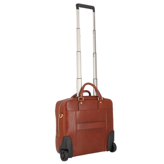 The Bridge Stovia 2 roulettes Trolley pilote Cuir 39 cm Compartiment pour ordinateur portable