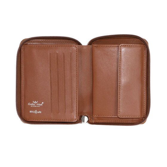 Golden Head Polo Porte-monnaie Protection RFID Cuir véritable 12.5 cm
