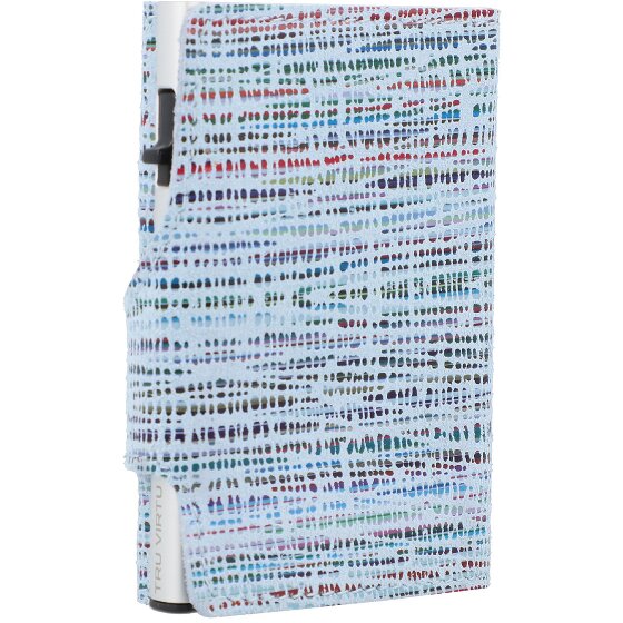 Tru Virtu Click & Slide Porte-cartes de crédit RFID en cuir 6,5 cm