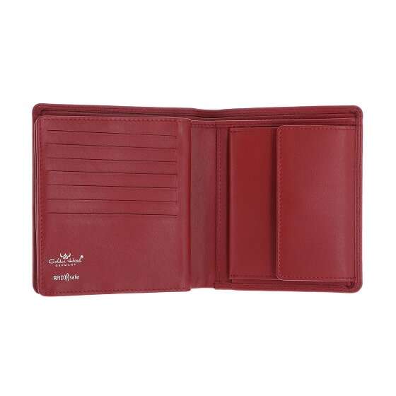 Golden Head Polo Porte-monnaie Protection RFID Cuir véritable 13 cm