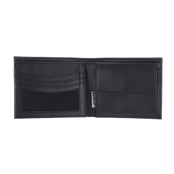 oxmox Leather Porte-monnaie Protection RFID Cuir véritable 12 cm