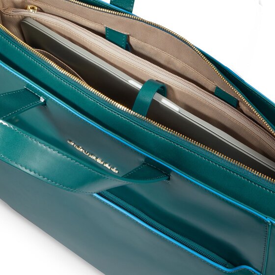 Piquadro Blue Square Sac de shopper Cuir véritable 40 cm