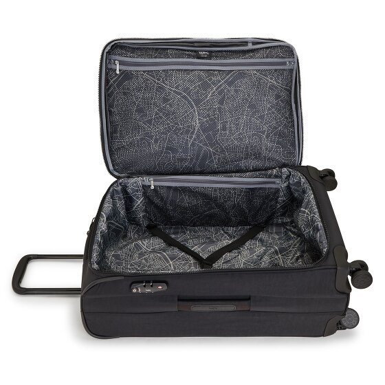 Kipling Basic New Youri Spin 4 roulettes Trolley M 68 cm avec soufflet d'extension